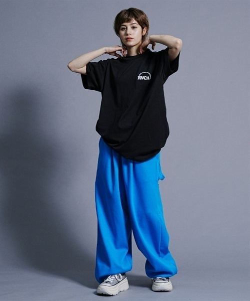 RVCA ル―カ BD043-P27 レディース トップス カットソー Tシャツ 半袖 KK E18(BKWT-S)