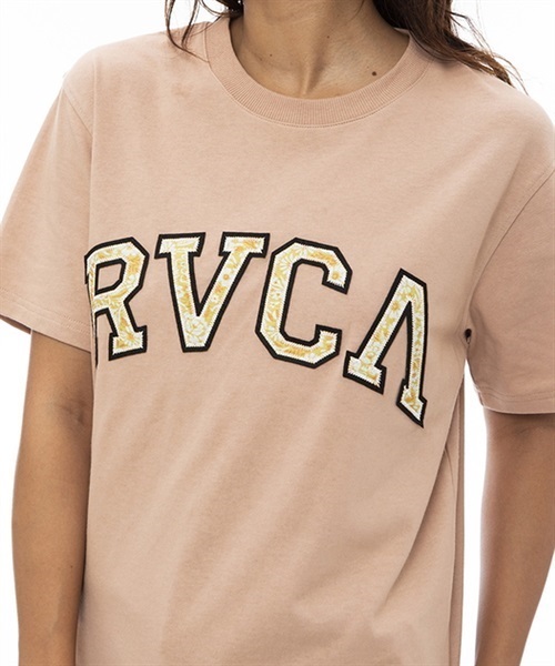 RVCA ルーカ ARCHED FLOWER RVCA T BD043-221 レディース 半袖 Tシャツ KK1 B28(NUD-S)