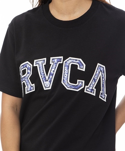 RVCA ルーカ ARCHED FLOWER RVCA T BD043-221 レディース 半袖 Tシャツ KK1 B28(NUD-S)