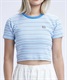 DC ディーシー 23 WS TELECO CROPPED SS LST232403 レディース 半袖 Tシャツ KX2 D25(BK-S)