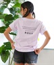 【クーポン対象】ROXY ロキシー POWER OF WOMEN Tシャツ パワーオブウーマン レディース バックプリント RST241081(LAV-M)