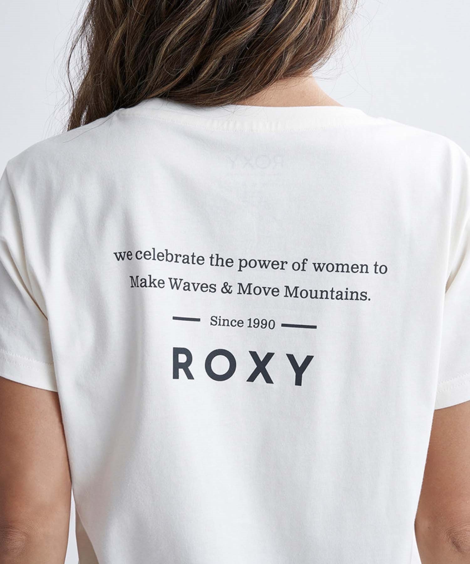 ROXY ロキシー POWER OF WOMEN Tシャツ パワーオブウーマン レディース バックプリント RST241081(OWT-M)