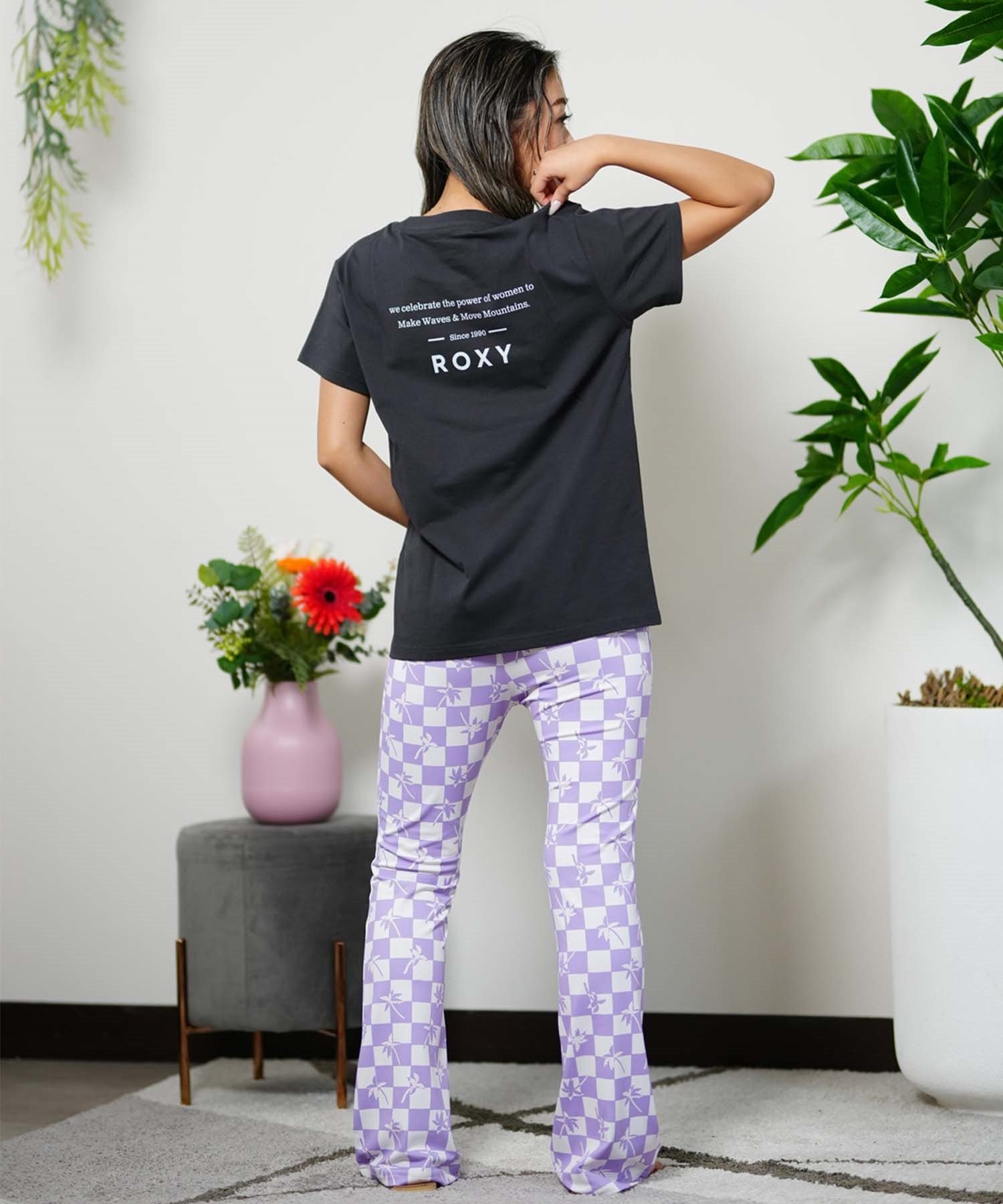 【クーポン対象】ROXY ロキシー POWER OF WOMEN Tシャツ パワーオブウーマン レディース バックプリント RST241081(NVY-M)