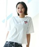 PUMA プーマ × X-GIRL エックスガール コラボ ウィメンズ グラフィック 半袖 Tシャツ レディース 624723(82-S)