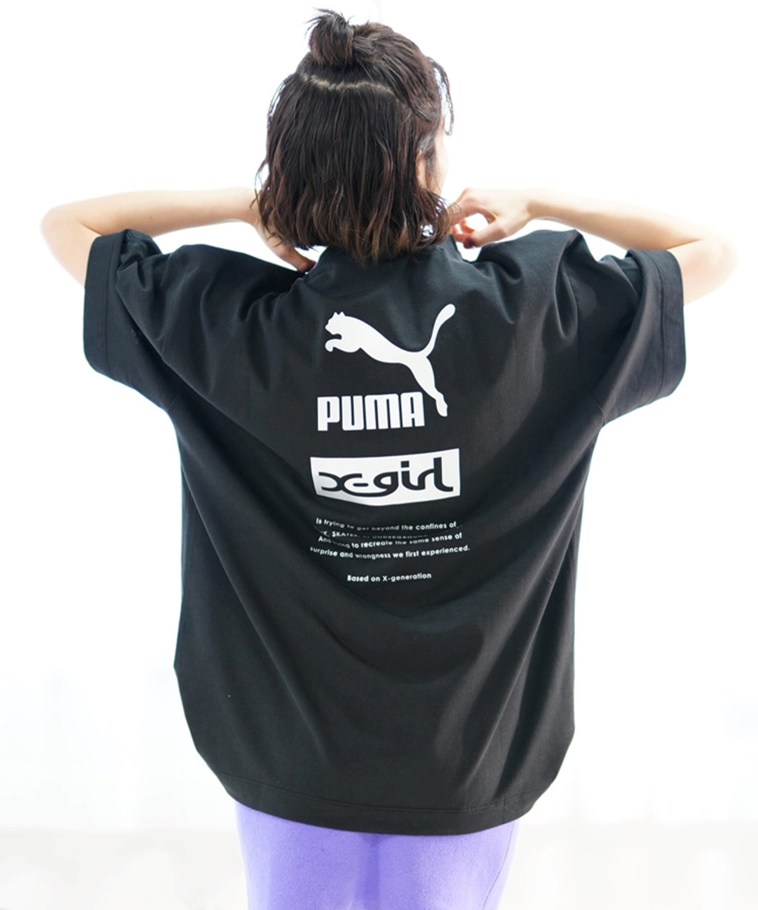 PUMA プーマ × X-GIRL エックスガール コラボ ウィメンズ オーバー 