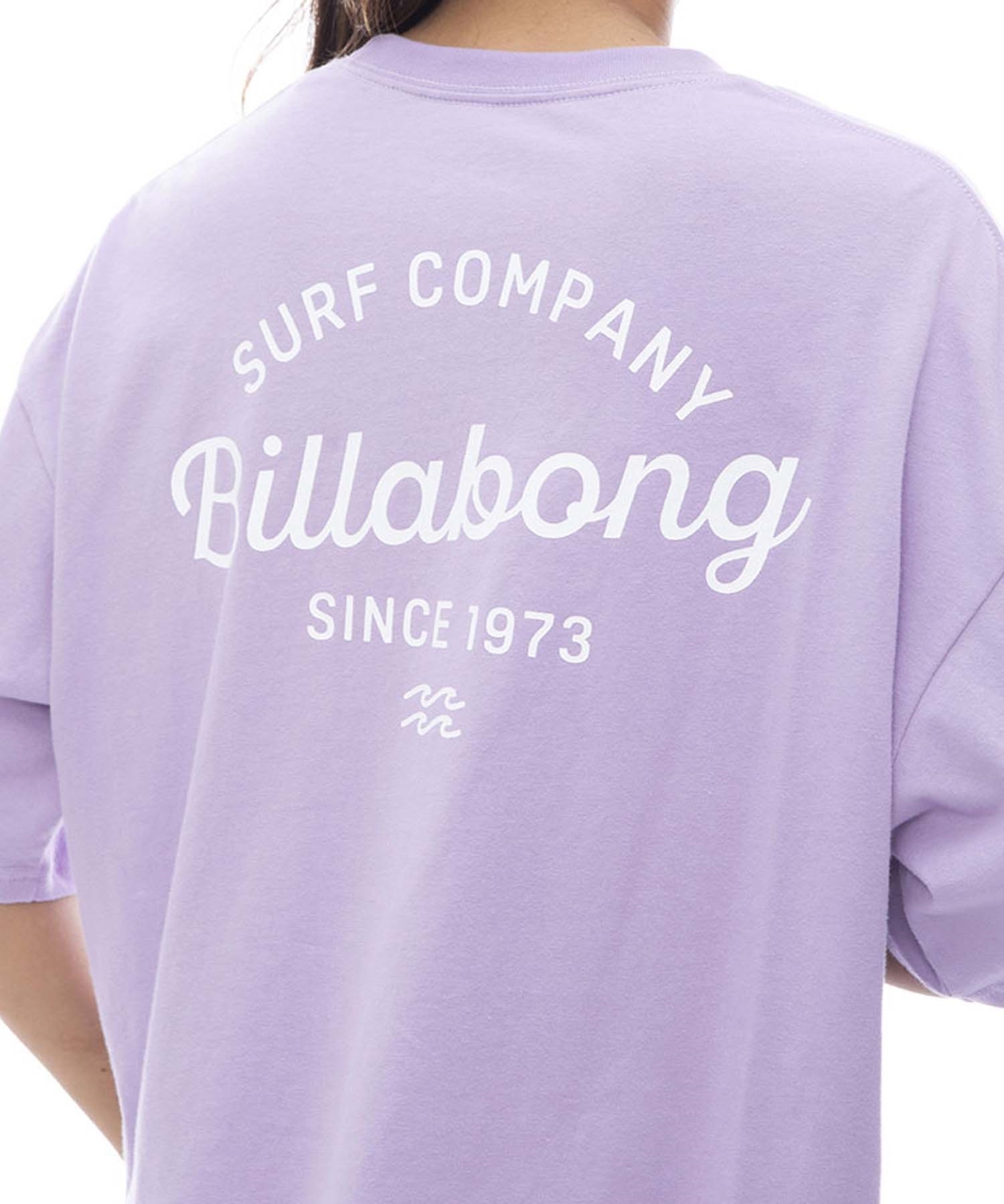 【クーポン対象】BILLABONG ビラボン ARCH LOGO CROPPED TEE レディース 半袖Tシャツ ルーズシルエット クロップド丈 BE013-204(NKL0-M)