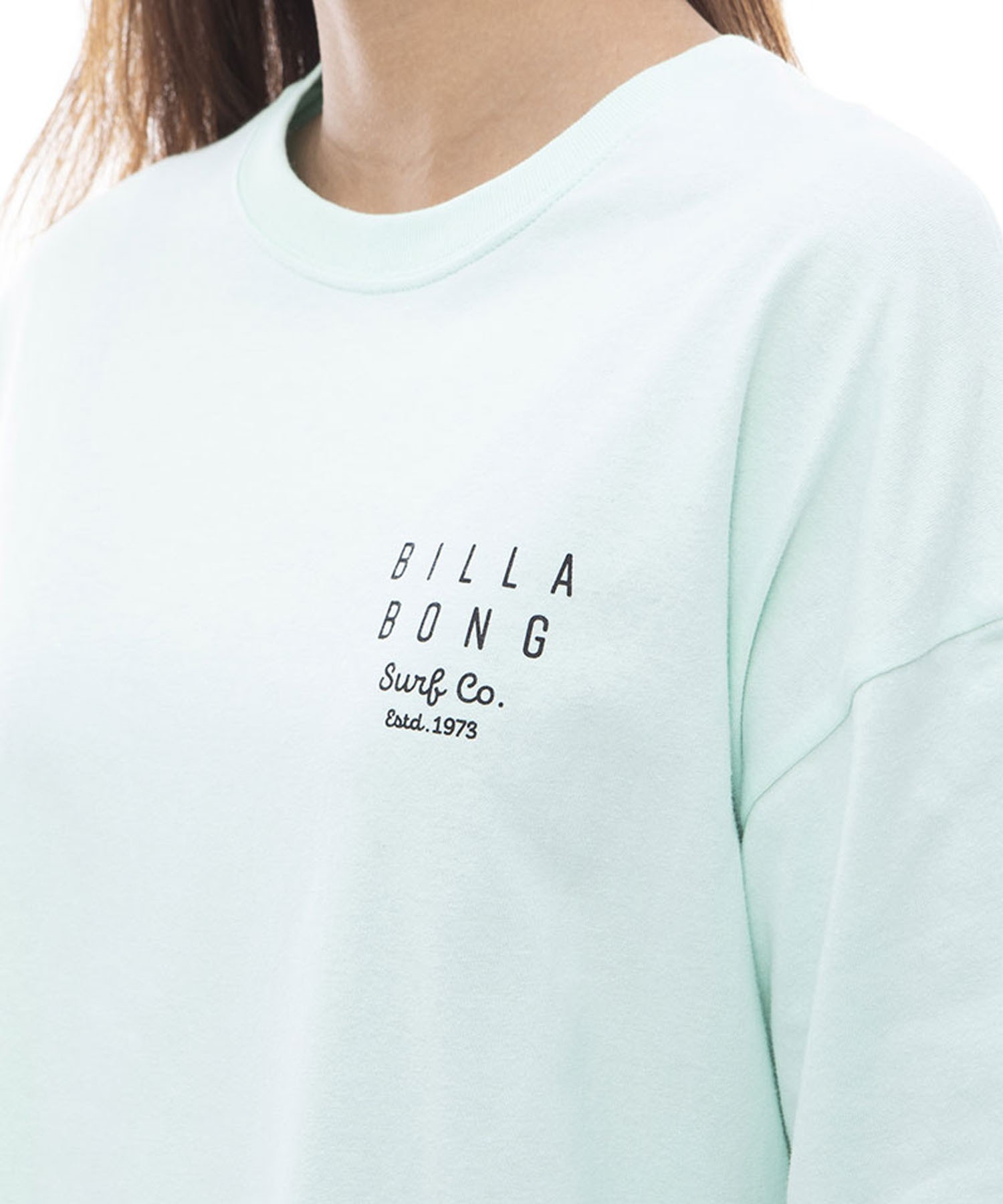 BILLABONG ビラボン SOFT CLEAN LOGO LOOSE TEE レディース 半袖Tシャツ ビックシルエット BE013-211(GBW0-M)