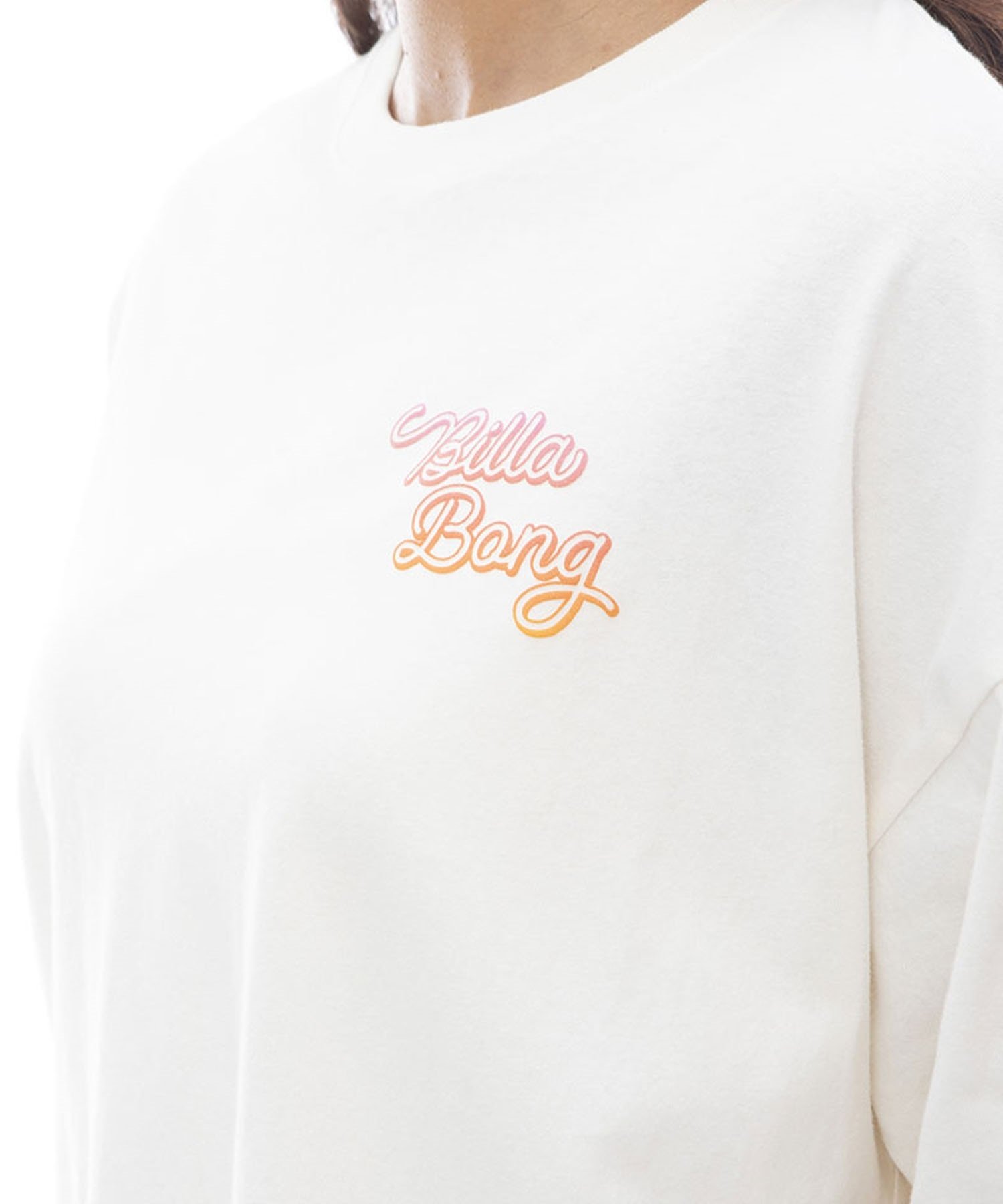 BILLABONG ビラボン SCRIPT LOGO LOOSE TEE レディース 半袖Tシャツ ルーズシルエット BE013-212(BGS0-M)