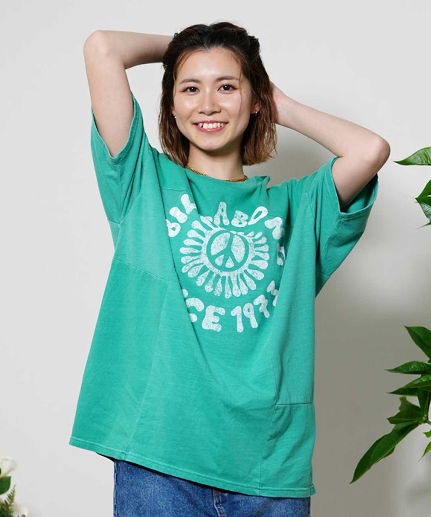 【クーポン対象】BILLABONG ビラボン BE013-213 レディース 半袖 Tシャツ ビックシルエット(BSD-M)