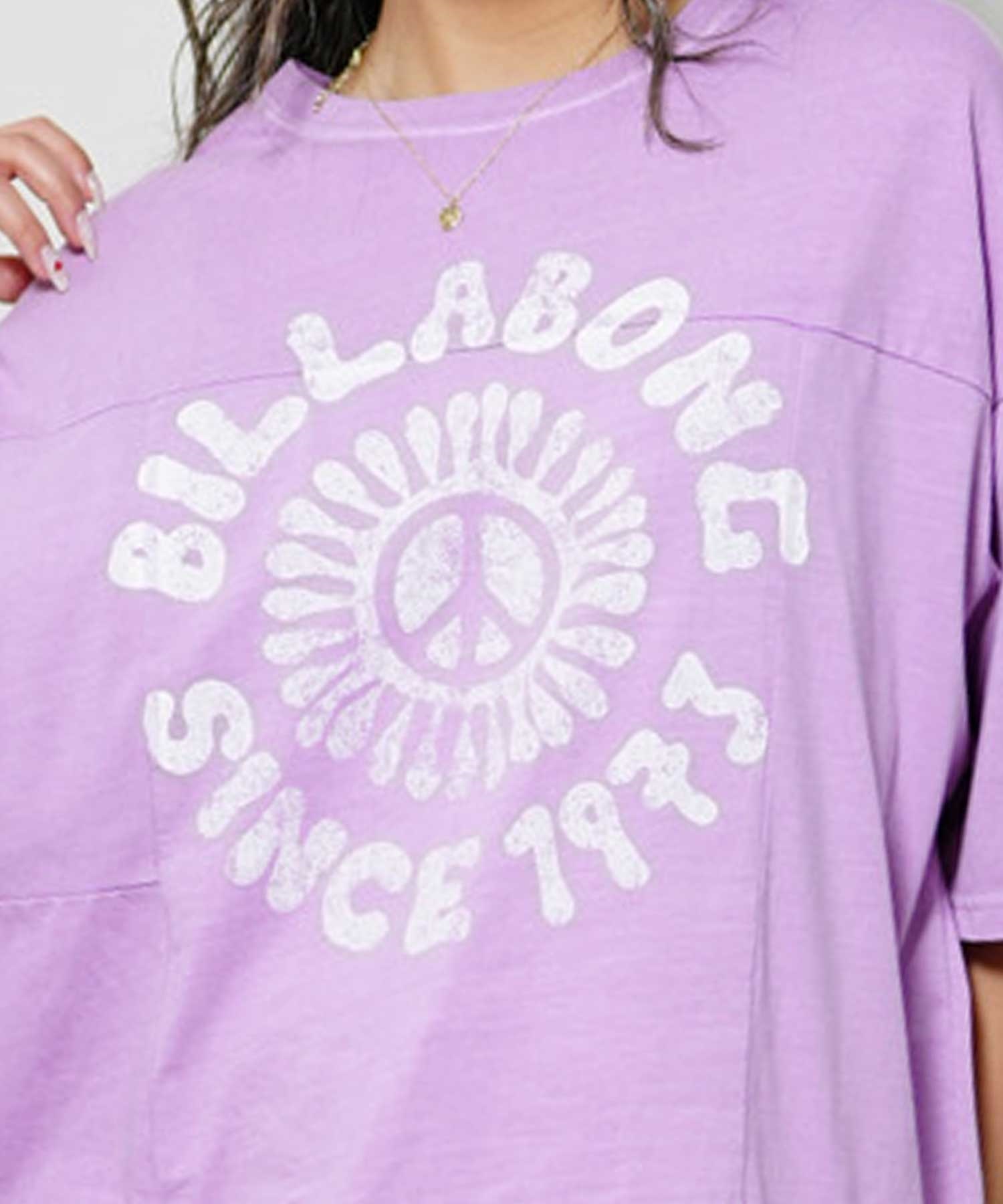 【クーポン対象】BILLABONG ビラボン BE013-213 レディース 半袖 Tシャツ ビックシルエット(BSD-M)