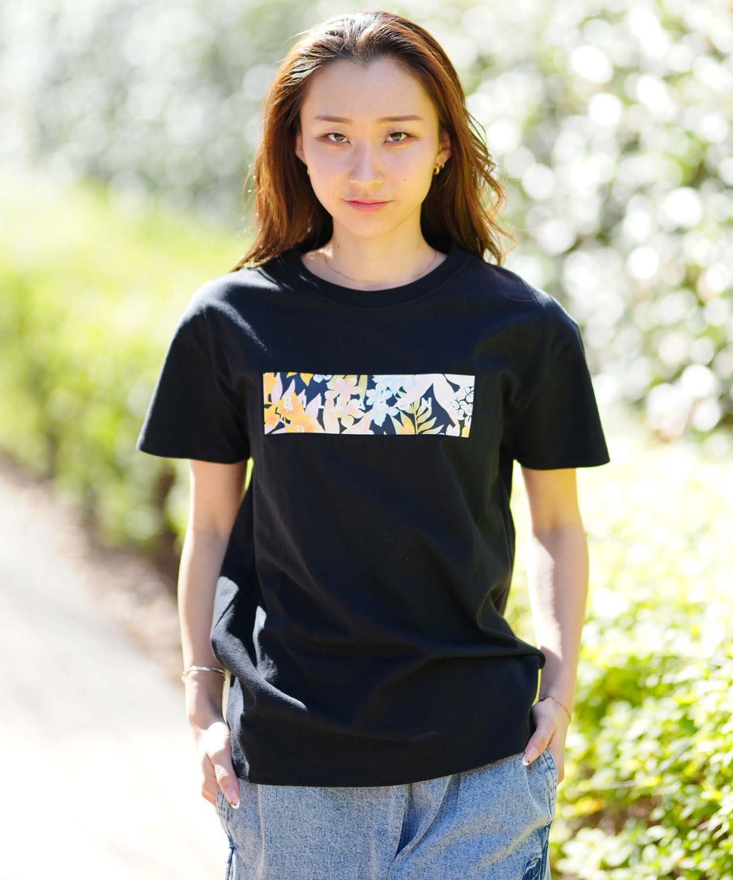 BILLABONG ビラボン レディース 半袖Tシャツ ボックスロゴ