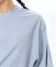DISCUS ATHLETIC ディスカスアスレチック レディース Tシャツ 半袖 梨地 裾ドロスト ワンポイント ロゴ 刺繍 4287-1976(64SX-FREE)