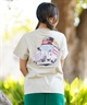 CHUMS チャムス Go Outdoor Pocket T-Shirt レディース 半袖Tシャツ ポケット バックプリント CH11-2348(W001-M)