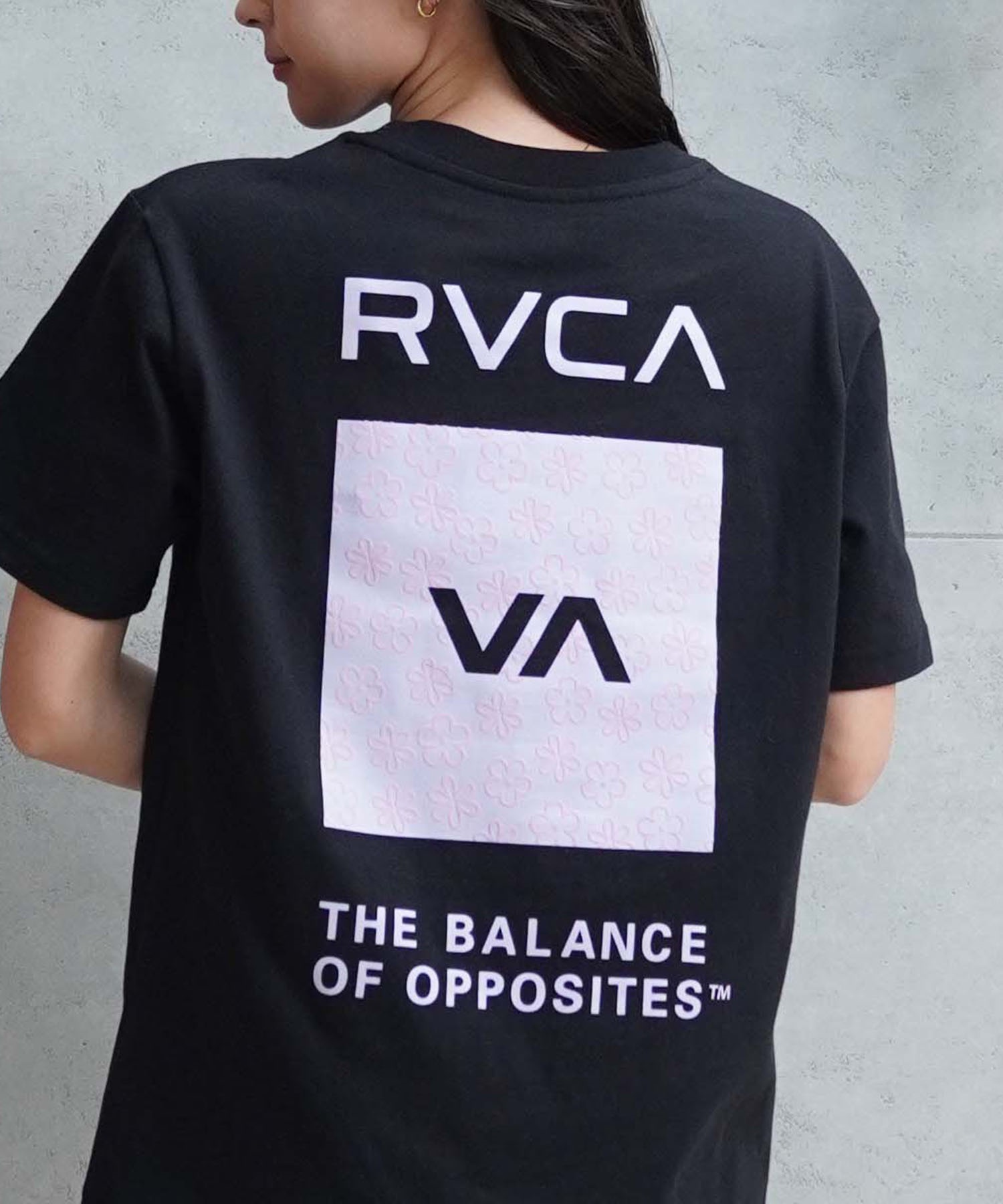 【クーポン対象】【ムラサキスポーツ限定】RVCA ルーカ レディース 半袖 Tシャツ バックプリント BE043-P21(SND-S)