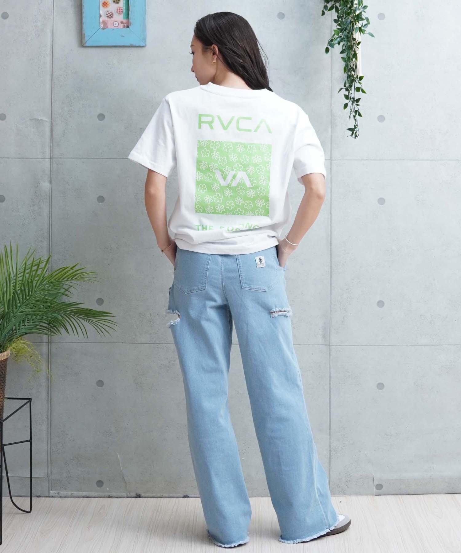 【クーポン対象】【ムラサキスポーツ限定】RVCA ルーカ レディース 半袖 Tシャツ バックプリント BE043-P21(BLK-S)