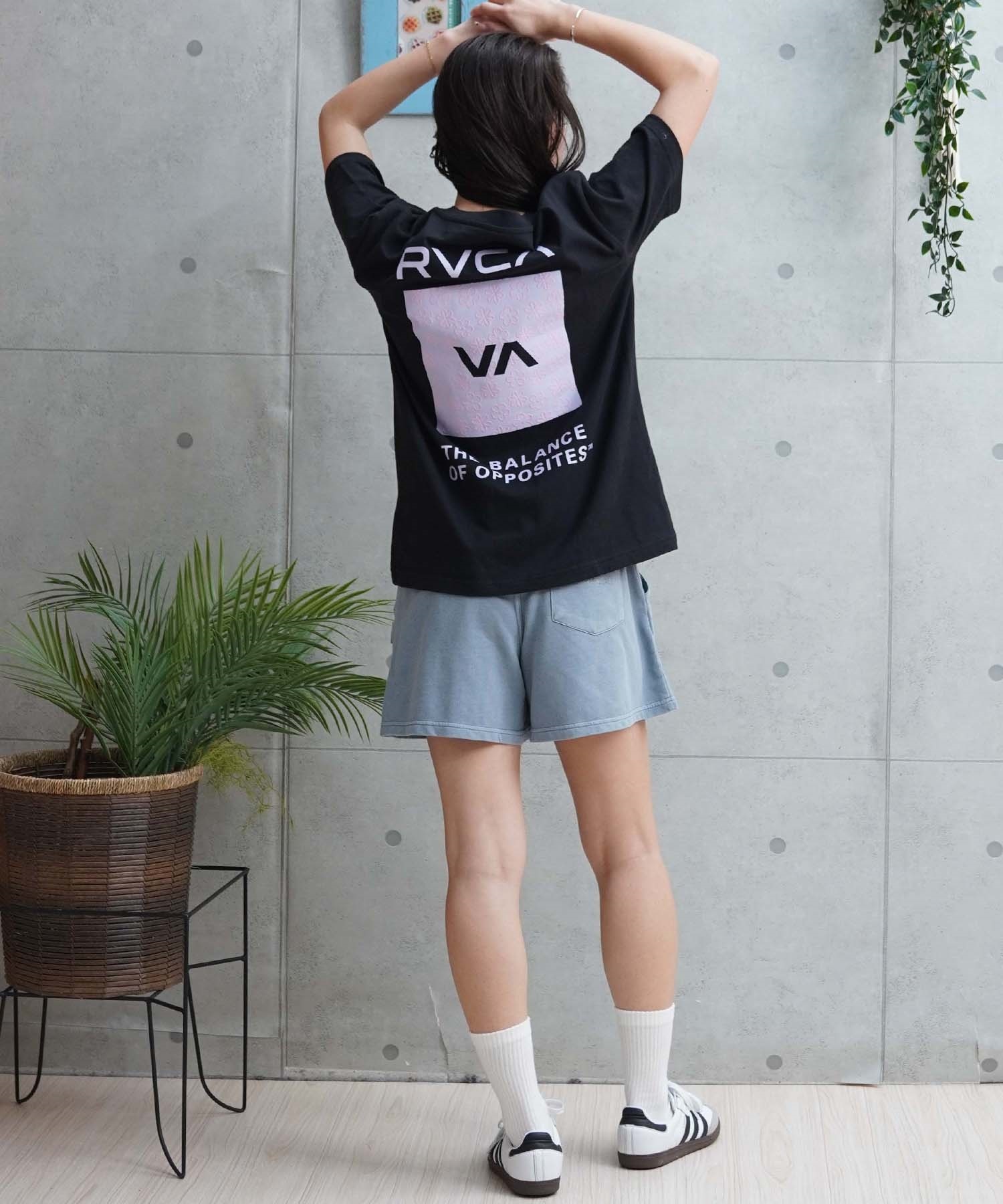 【クーポン対象】【ムラサキスポーツ限定】RVCA ルーカ レディース 半袖 Tシャツ バックプリント BE043-P21(WHT-S)