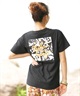 BILLABONG ビラボン レディース Tシャツ 半袖 スクエアロゴ バックプリント ボーイフィット BE01C-203(BPB-M)