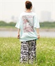 BILLABONG ビラボン レディース トリムTシャツ 半袖 バックプリント ルーズフィット BE01C-208(WHT-M)