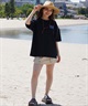 BILLABONG ビラボン 半袖 ラッシュガード レディース Tシャツ バックプリント 水陸両用 BE01C-215 ムラサキスポーツ限定(WHT-M)