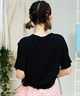 ROXY ロキシー レディース 半袖Tシャツ クルーネック 刺繍ロゴ RST242034(OWT-M)