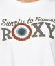 ROXY ロキシー レディース 半袖 Tシャツ ブランドロゴ ショート丈 クロップ丈 RST242627T(WHT-M)