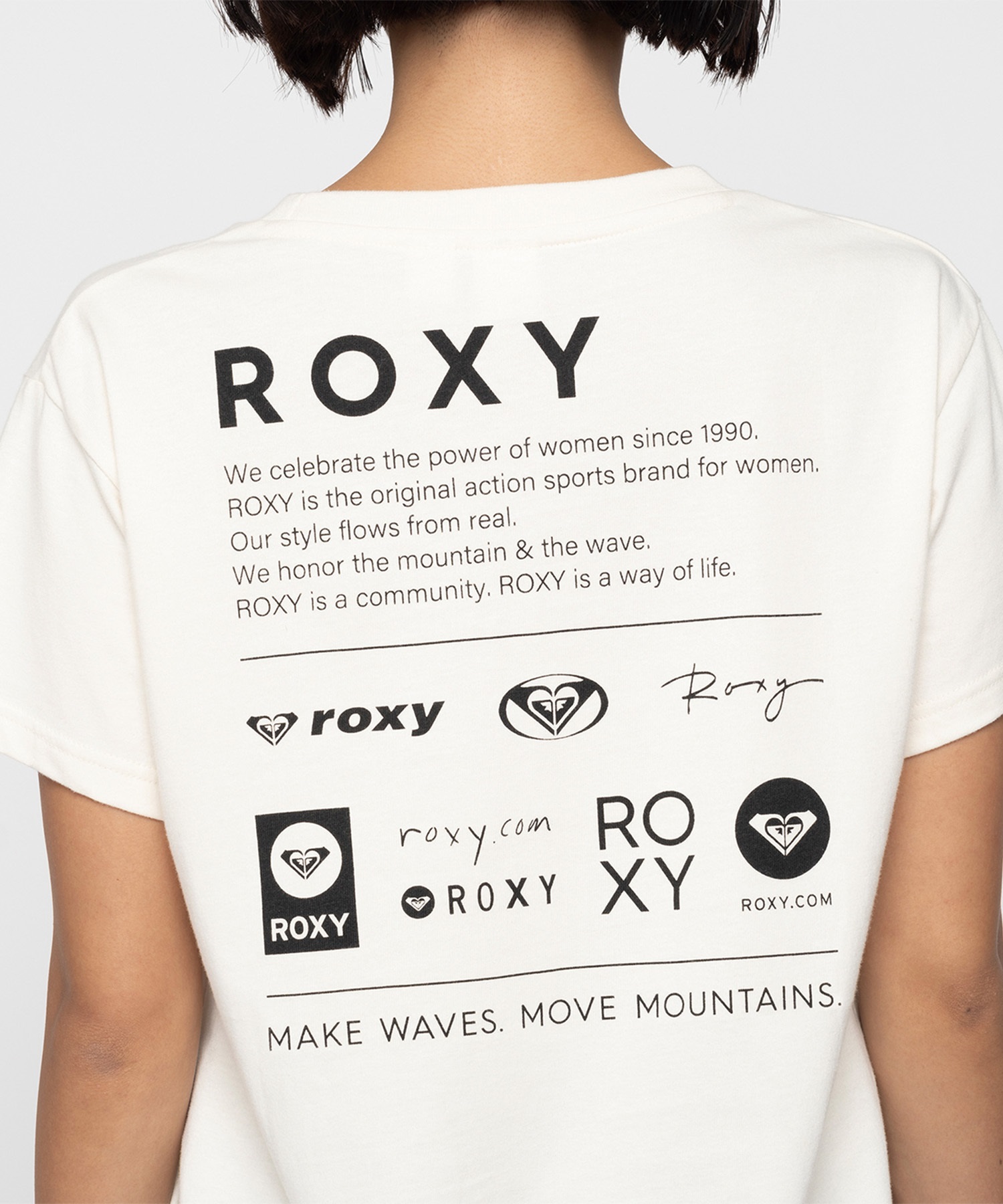 ROXY ロキシー レディース 半袖 Tシャツ バックプリント ブランドロゴ RST242625T(OWT-S)