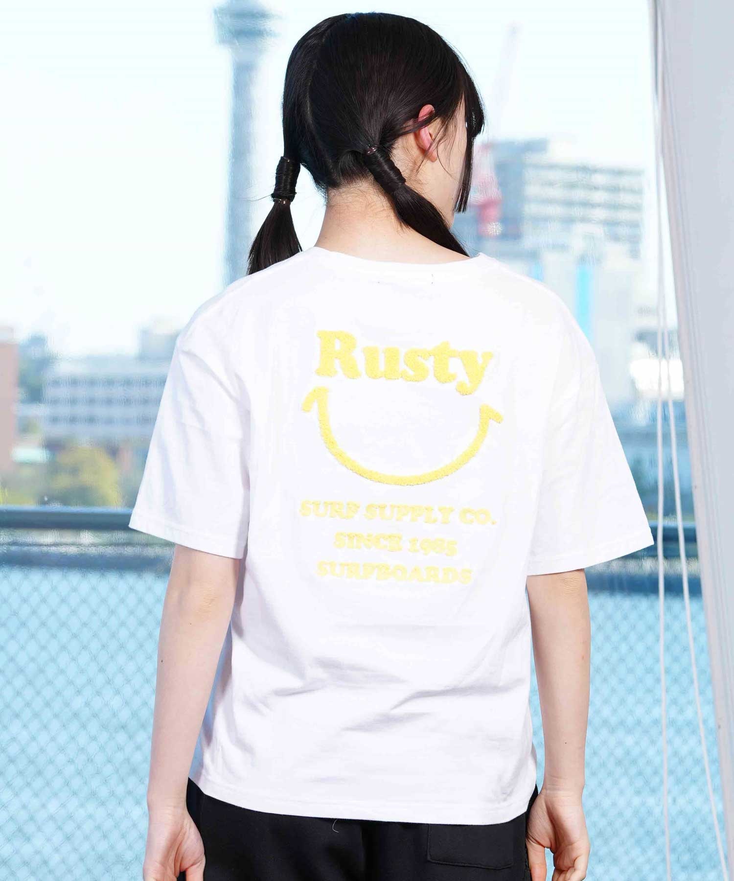 RUSTY ラスティー レディース 半袖 Tシャツ LOGO 924506(WNV-M)