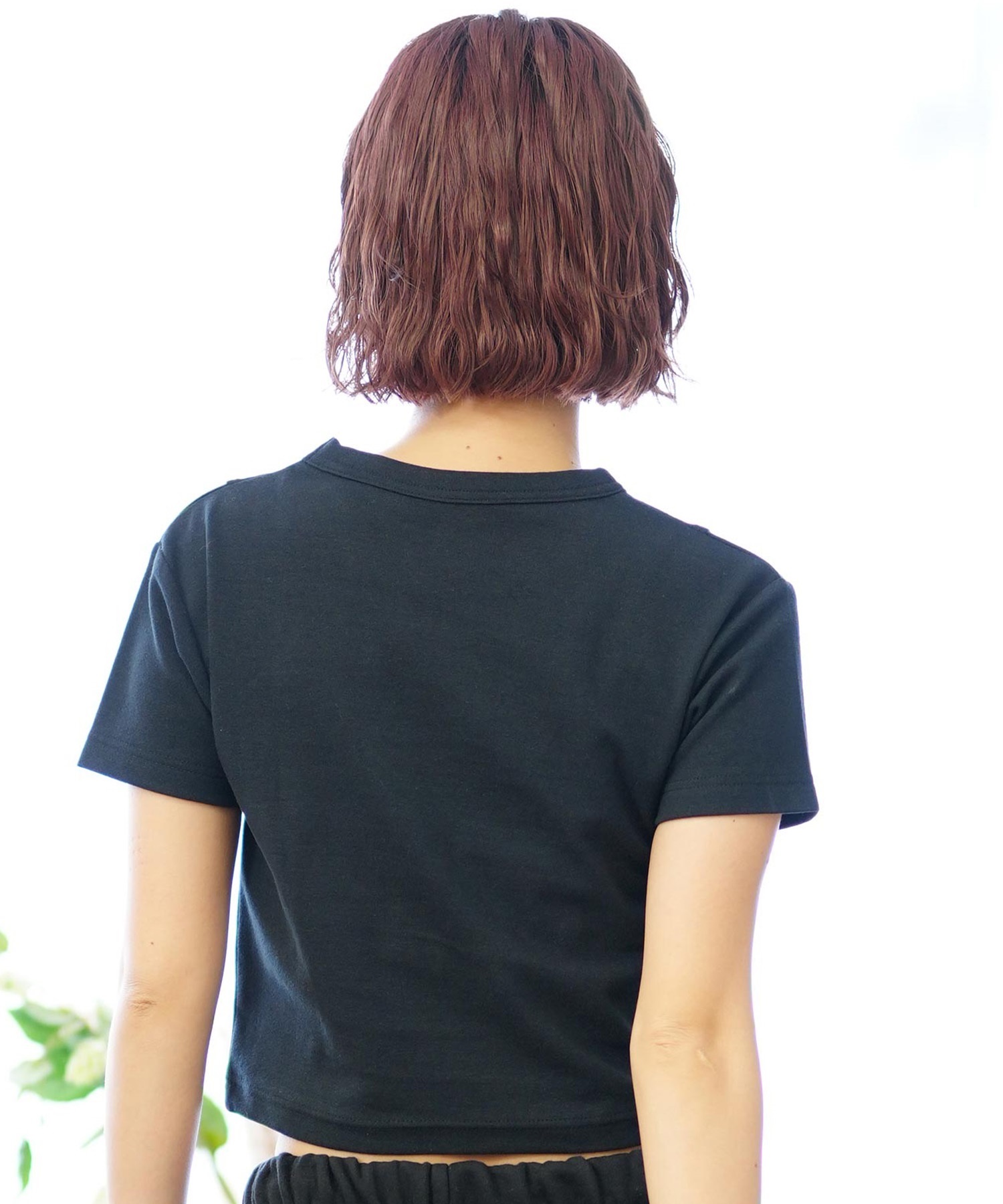 【クーポン対象】RVCA ルーカ レディース Tシャツ 半袖 ショート丈 クロップ丈 チビT BE04C-204(BLK-S)