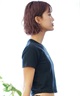 RVCA ルーカ レディース Tシャツ 半袖 ショート丈 クロップ丈 チビT BE04C-204(BLK-S)