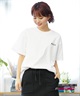 RVCA ルーカ バックプリントTシャツ レディース 半袖 Tシャツ オーバーサイズ BE04C-P21(WPP-S)