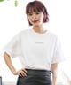 【クーポン対象】RVCA ルーカ バックプリントTシャツ レディース 半袖 Tシャツ オーバーサイズ BE04C-P22(PTK-S)