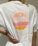 ALOHA PEOPLE アロハピープル 半袖 Tシャツ レディース バックプリント サークル MOAP24SL006(WH/BL-M)