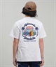 HULALANI フララニ レディース Tシャツ 半袖 バックプリント リラックスフィット 243HU2ST292(WHT-M)