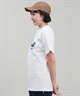 HULALANI フララニ レディース Tシャツ 半袖 バックプリント リラックスフィット 243HU2ST292(WHT-M)