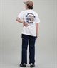 HULALANI フララニ レディース Tシャツ 半袖 バックプリント リラックスフィット 243HU2ST292(WHT-M)