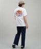 HULALANI フララニ 半袖 Tシャツ レディース バックプリント リラックスフィット 243HU2ST298(WHT-M)