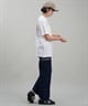 HULALANI フララニ 半袖 Tシャツ レディース バックプリント リラックスフィット 243HU2ST298(WHT-M)