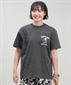 SURF'S UP サーフズアップ レディース Tシャツ 半袖 バックプリント リラックスフィット 243SU2ST286(WHT-M)