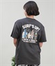 SURF'S UP サーフズアップ レディース Tシャツ 半袖 バックプリント リラックスフィット 243SU2ST286(WHT-M)