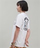 SURF'S UP サーフズアップ レディース Tシャツ 半袖 バックプリント リラックスフィット 243SU2ST286(WHT-M)