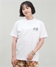 SURF'S UP サーフズアップ レディース Tシャツ 半袖 バックプリント リラックスフィット 243SU2ST288(WHT-M)