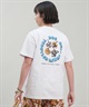 SURF'S UP サーフズアップ レディース Tシャツ 半袖 バックプリント リラックスフィット 243SU2ST290(WHT-M)