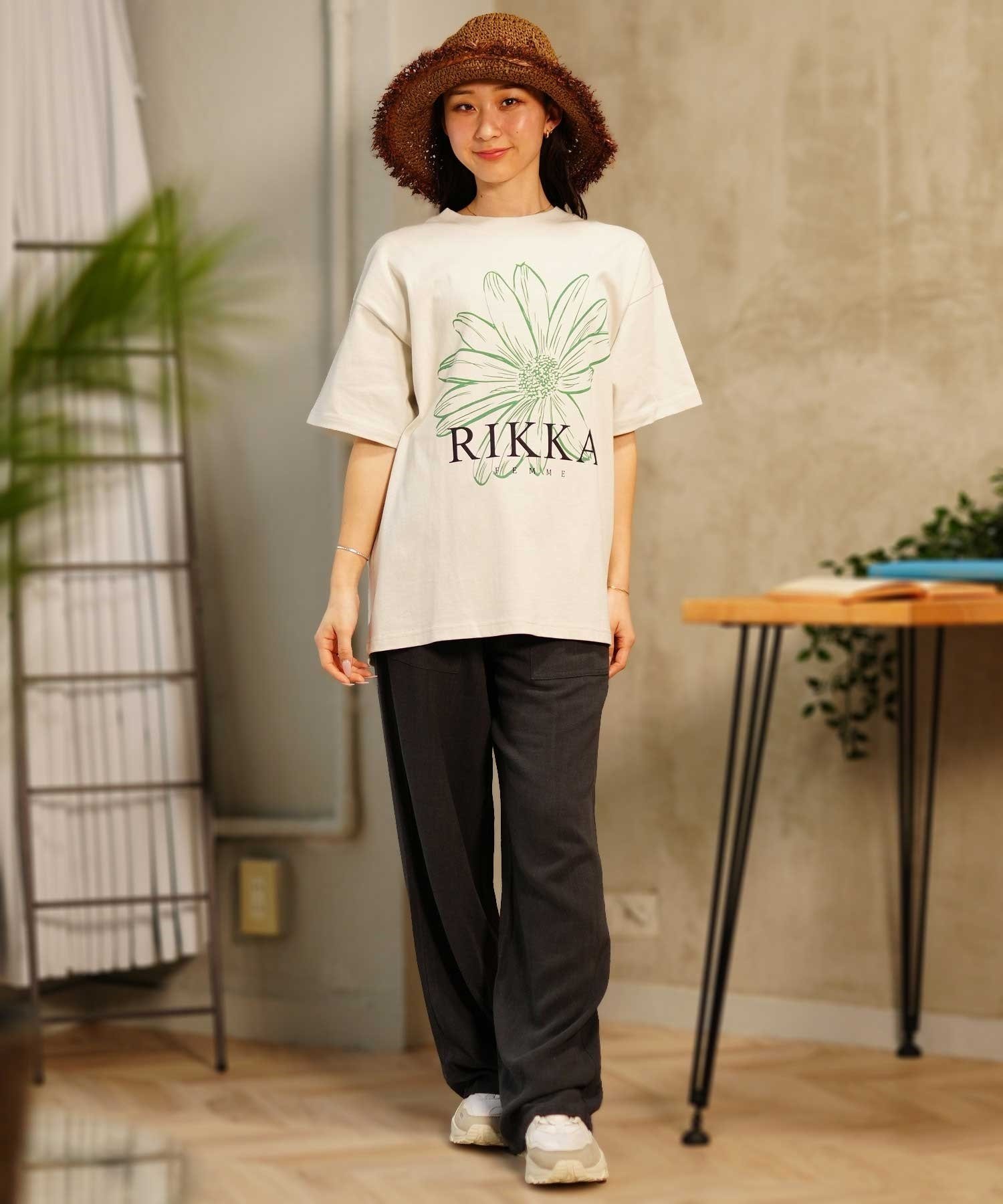 RIKKA FEMME リッカファム DESI RF24SS100 レディース 半袖Tシャツ(LBG-F)