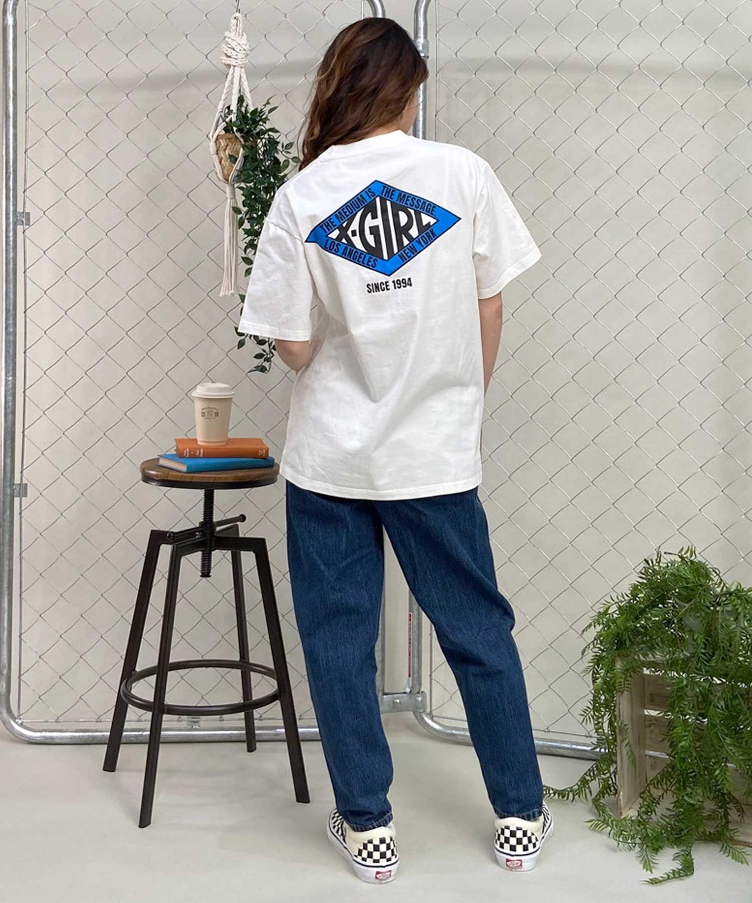 X-girl/エックスガール DIAMOND LOGO SS TEE 105242011038 レディース 