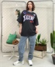 X-girl/エックスガール GAME SHIRT SS BIG TEE 105242011040 レディース  Tシャツ ムラサキスポーツ限定(CHARC-S)