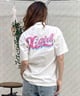 X-girl/エックスガール LETTERING LOGO SS TEE 105242011042 レディース Tシャツ ムラサキスポーツ限定(WHITE-M)