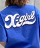 X-girl/エックスガール LETTERING LOGO SS TEE 105242011042 レディース Tシャツ ムラサキスポーツ限定(WHITE-M)