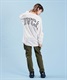 RVCA/ルーカ レディース 長袖Tシャツ ワイドシルエット 薄手 バックロゴ BD044-065(CLO-S)