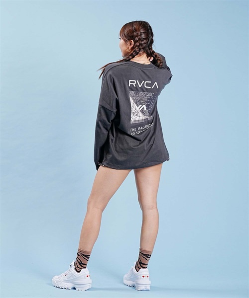 RVCA/ルーカ BANDANA BOX LOGO ロンＴ バックプリント BD044-066