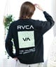 RVCA ルーカ レディース ロンT 長袖Tシャツ バックプリント オーバーサイズ BE043-050(GNB0-S)